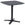 Garden Impressions tuintafel Franky inklapbaar 75x75 cm - donker grijs