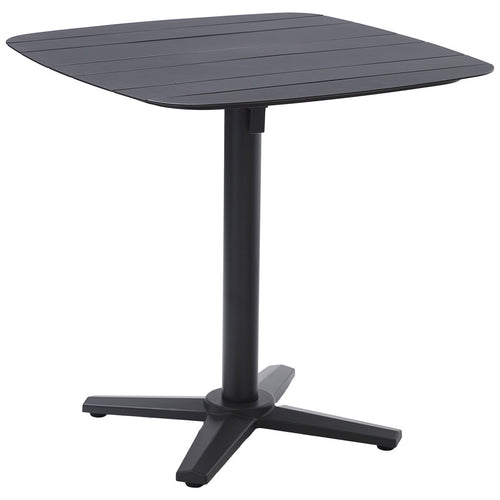 Garden Impressions tuintafel Franky inklapbaar 75x75 cm - donker grijs