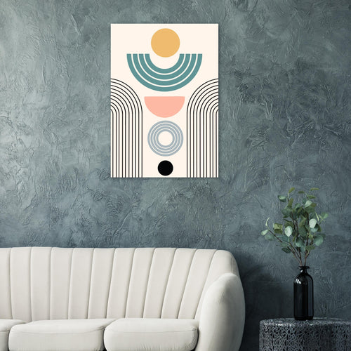 Artfulprints  Boho – Modern sunrise   poster 50x70 cm - vtwonen shop