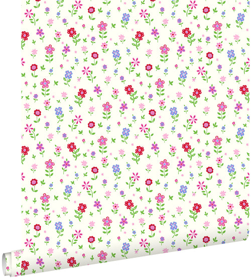 ESTAhome behang bloemen multicolor - 53 cm x 10,05 m - 137319 - vtwonen shop