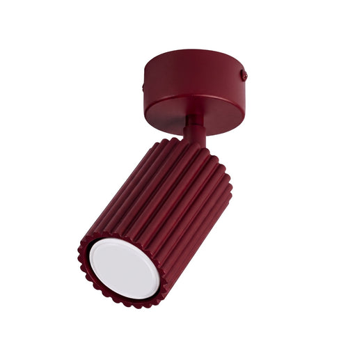 Sollux Lighting Plafondlamp KARBON 1 bordeaux - 7x7x18cm