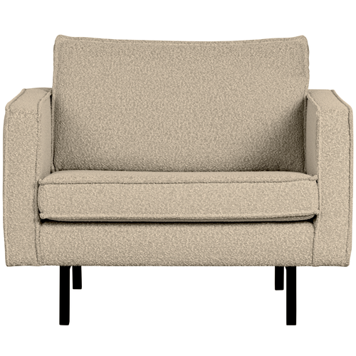 BePureHome fauteuil Rodeo - Bouclé - Beige - 85x105x86 - vtwonen shop