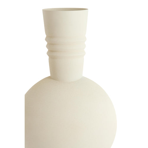 Light & Living vaas Kavansi - wit - Ø21cm - vtwonen shop