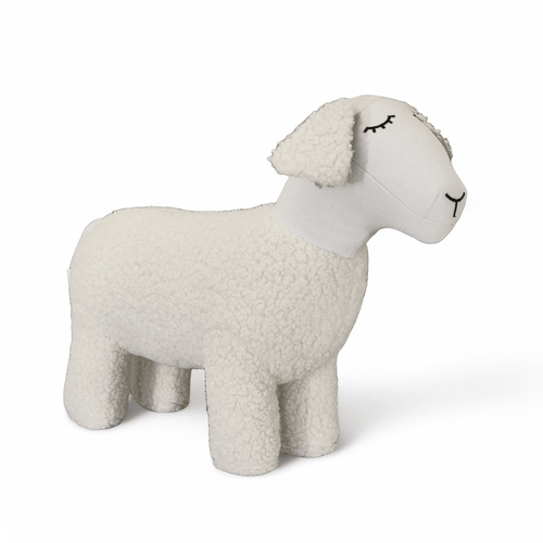 Pintado & Lacado knuffeldier Schaap - wit - 49 cm