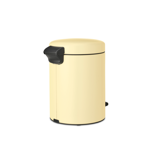 Brabantia NewIcon Pedaalemmer, 5 liter, kunststof binnenemmer - Mellow Yellow