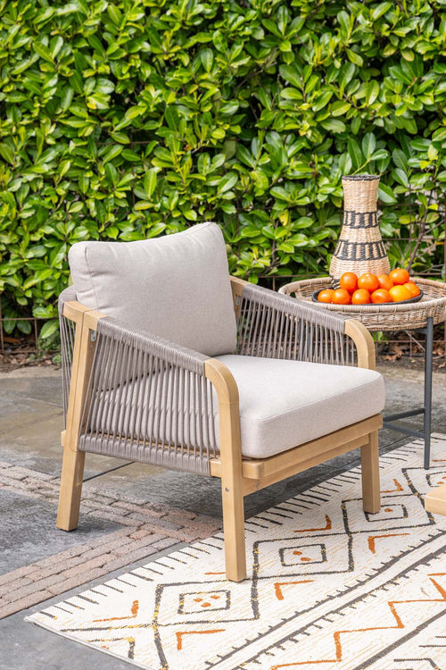 Benidorm bijzettafel - diameter 60xH50 cm -  c.black - natural - vtwonen shop