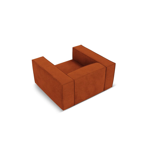 Cosmopolitan Design - Fauteuil Turin structurele stof terracotta - 95x113x68cm
