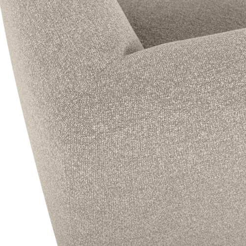 WOOOD hoekelement recht Mojo Base - Bouclé - Beige Melange - 74x105x105