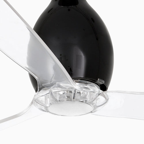 Faro Mini Medium Plafondventilator met / zonder Licht Mat Zwart, Helder
