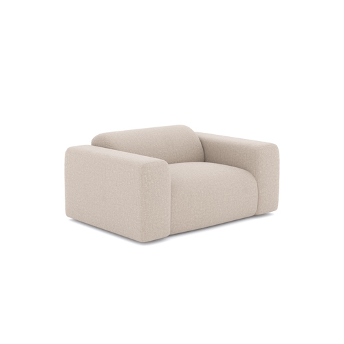 Sia Home - Fauteuils MYRA - Geweven stof - Beige - 130cm - vtwonen shop