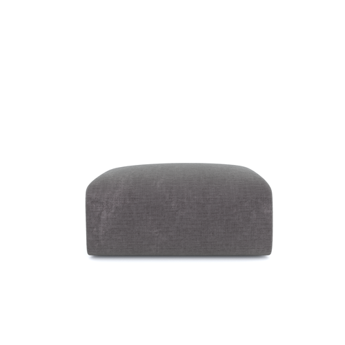 Sia Home - Zitzak MYRA - getextureerd fluweel grijs 75cm