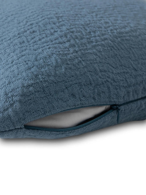 benuta kussenhoes Carmo - blauw - 45x45 cm