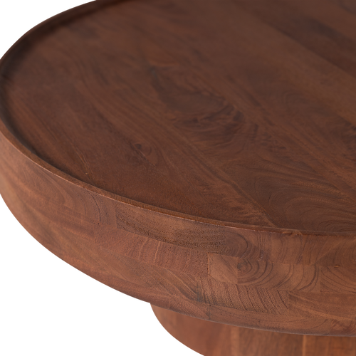 WOOOD salontafel Dara - Mangohout - Bruin - 35x90x90