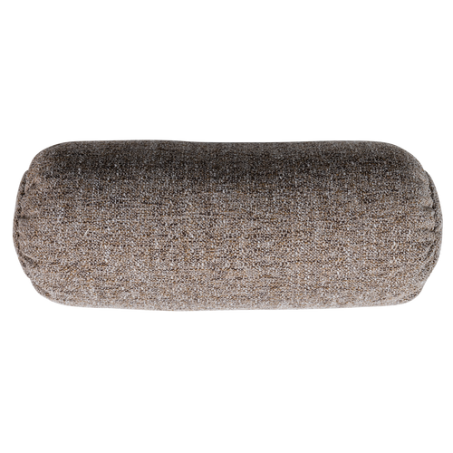 WOOOD rolkussen Baggy - Geweven Stof - Bruin Melange  - 23x50x23 - vtwonen shop