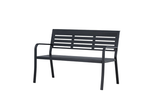 Rebellenclub Tuinbank Rost - 125x 60cm - Zwart - vtwonen shop