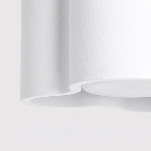 Sollux Lighting Plafondlamp OVIO 1 wit Gx53 - 12x12x6cm