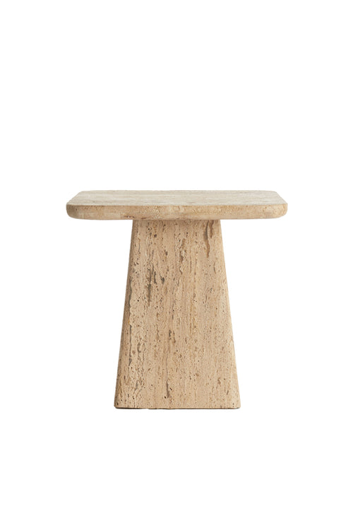 Light & Living bijzettafel KEPAMI - Ø45x42cm - bruin - vtwonen shop