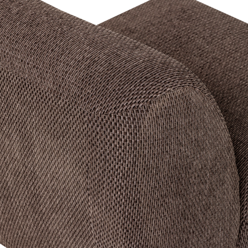 WOOOD fauteuil craquelé Nomu - Chenille - bruin - 74x76x92