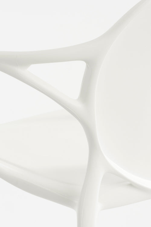 Mica Decorations Nebraska Tuinstoel - L56 x B57 x H80 cm - Polypropyleen - Wit - vtwonen shop