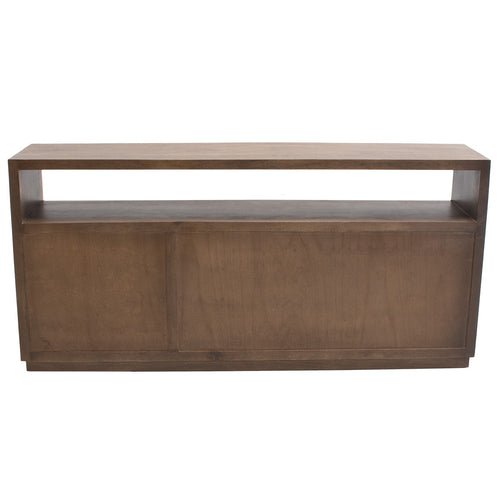 Giga Meubel Dressoir Luxurious - Donkerbruin Mangohout - 180x40x85cm - vtwonen shop
