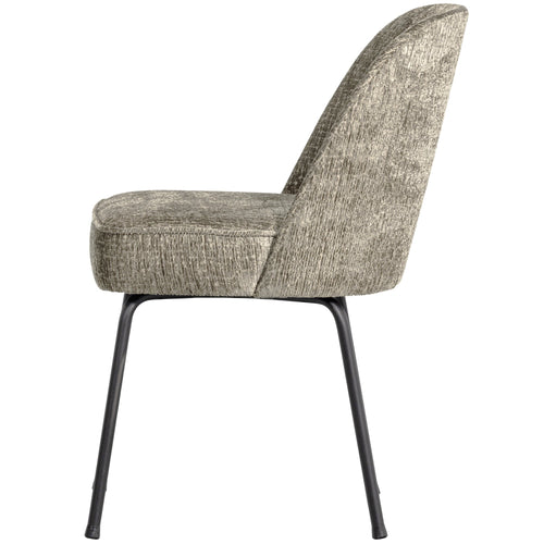 WOOOD eetkamerstoelen Vogue - Velvet - Wheatfield - Set van 6
