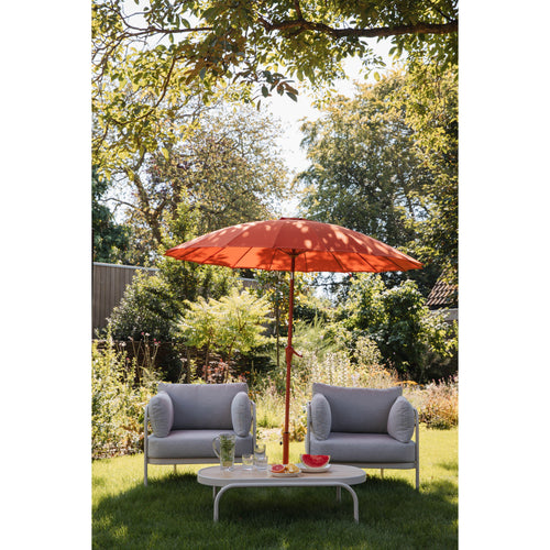 Zuiver Sunshine Parasol Set inclusief Parasolhoes en Parasolvoet Marsala Rood - vtwonen shop