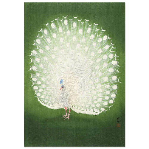 Artfulprints  Ohara Koson - Peacock   poster 70x100 cm - vtwonen shop