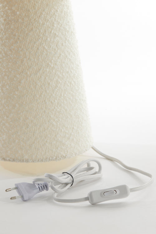 Light & Living tafellamp MICKY - Ø20x57.5cm - wit