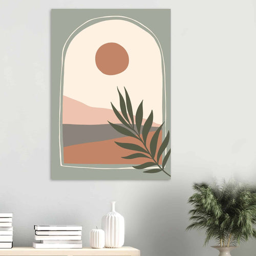 Artfulprints Poster Boho – Evening light   - 50x70 cm - Meerkleurig