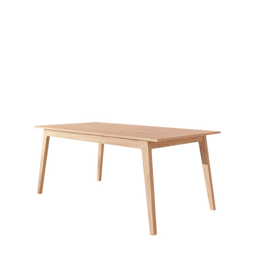 Tikamoon Massief eikenhouten tafel 6-8 pers. - Naturel