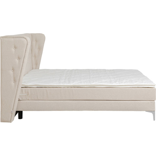 Kare Design Bed Boxspring Benito Moon - creme - 180x200cm - vtwonen shop