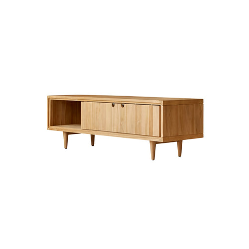 Tikamoon Massief teakhouten tv-meubel 140 cm - Naturel - vtwonen shop