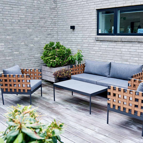 Lisomme Manou 4 delige tuin loungeset donkergrijs - vtwonen shop