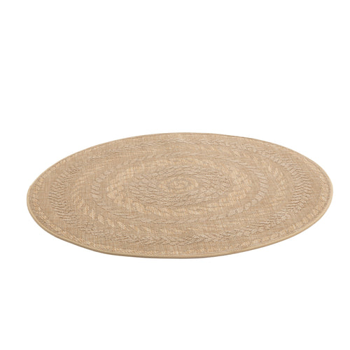 AFK Living vloerkleed BROOK - Vloerkleed geschikt voor gebruik binnenshuis en buitenshuis - beige - 160x160 cm