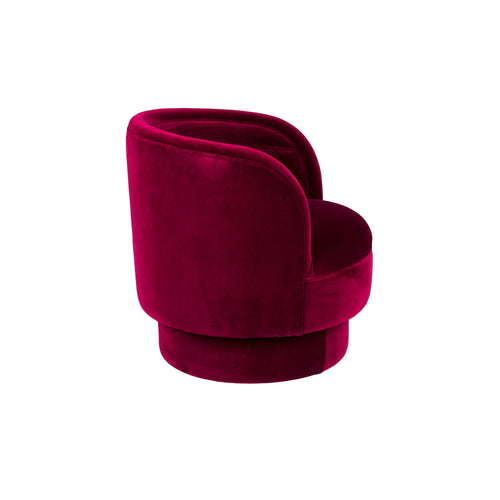 Dutchbone Dorothy Fauteuil Velvet Rood - vtwonen shop