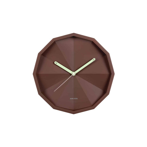 Karlsson wandklok Firenze - bruin - Ø30.6cm