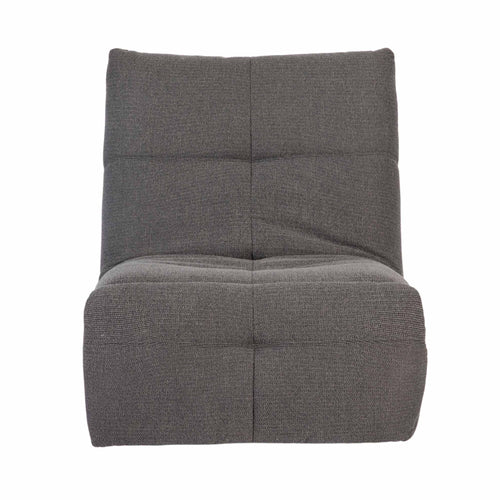 Starfurn  fauteuil Lazy - grijs - 103x82x96cm