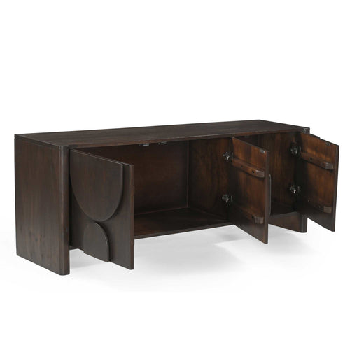 Starfurn Tv-meubel Zana - Donkerbruin Hout - 150x40x55cm