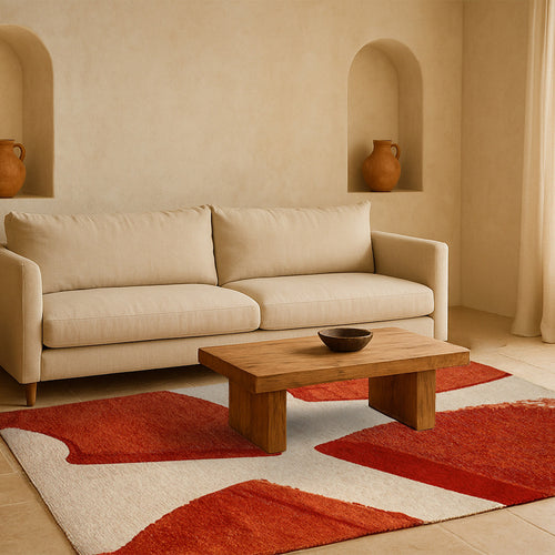 Lola&Moi vloerkleed Bauxite - rood - 80x150cm - vtwonen shop