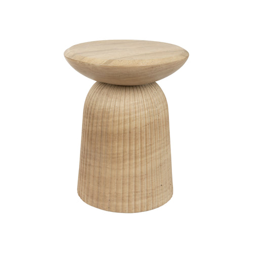 Dutchbone Brison Kruk/Bijzettafel Natuursteen look - Grijs