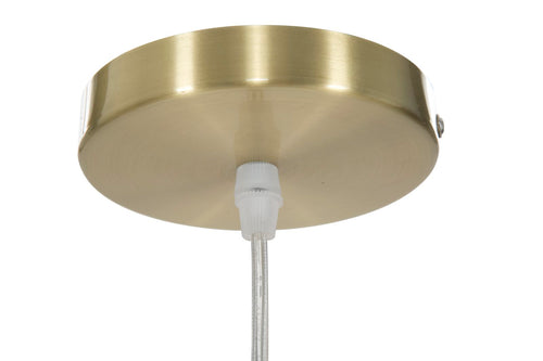 Mauro Ferretti kroonluchter - 24x20x47 cm - goud/wit