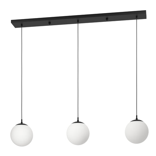 EGLO hanglamp Rondo 3 - e27 - 121 cm - zwart/wit - vtwonen shop