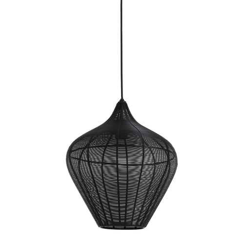 Light & Living hanglamp Alvaro - zwart - Ø36cm - vtwonen shop