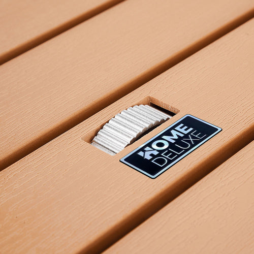 Home Deluxe WPC douchevloer CALIA Teak - ⌀ 70,5 cm - vtwonen shop