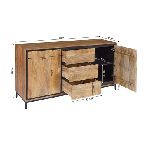 Starfurn  dressoir RichWood - bruin - 45x160x85cm
