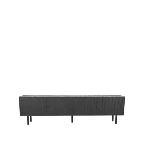 LABEL51 Tv-meubel Cotia - Zwart Mangohout - 220x40x60cm