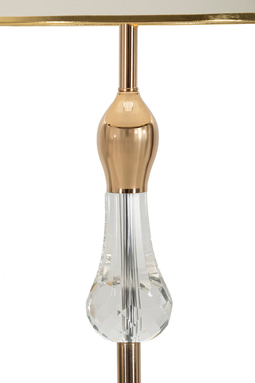 Mauro Ferretti vloerlamp - Ø 45x165 cm - goud