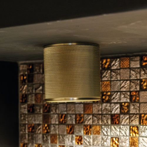 Artdelight plafondlamp Costa - 1 lichts - 10.5  x 10   cm - goud