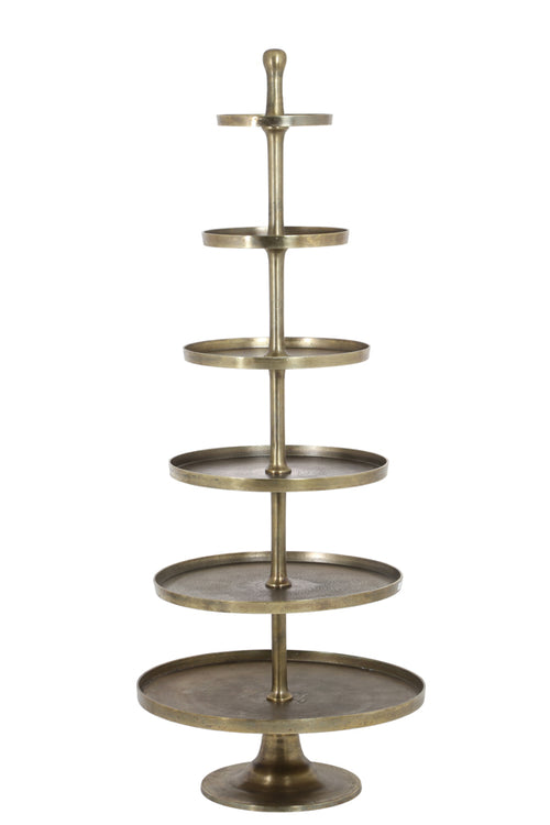 Light & Living etagere HOKKSUND - Ø80x200cm - brons
