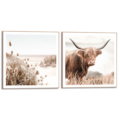Reinders schilderijen set Buitenleven - 50x50cm